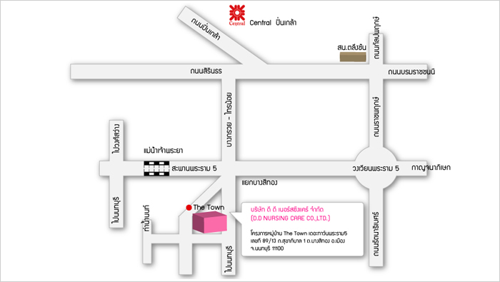แผนที่ ดีดี เนอร์สซิ่งแคร์